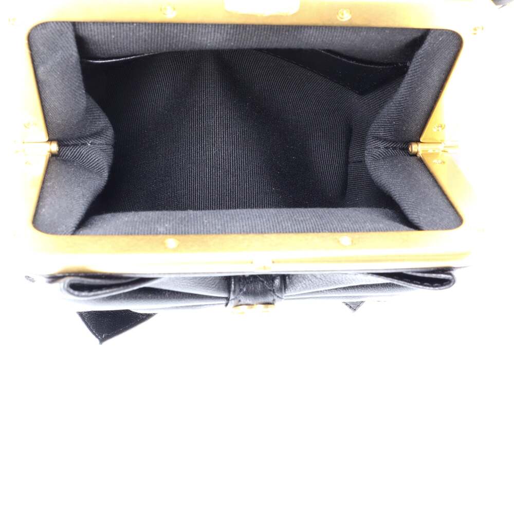 Chanel Bow Frame Clutch With Chain #268049C39B - Picture 5 of 6